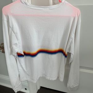 Brandy Melville Striped Long Sleeves Tee